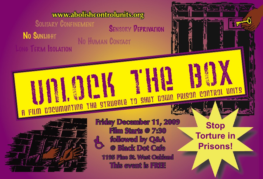 Unlock the Box at Black Dot Cafe flier
